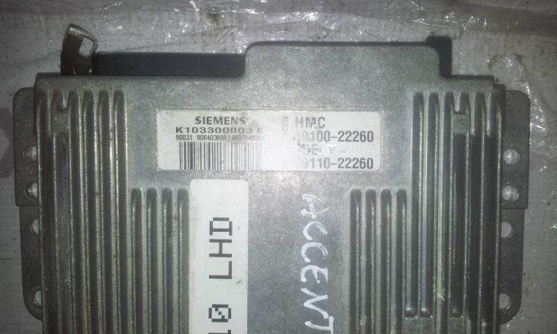 Блок управления двигателем K103300003E 3910022260 Hyundai ACCENT 1997 1.5