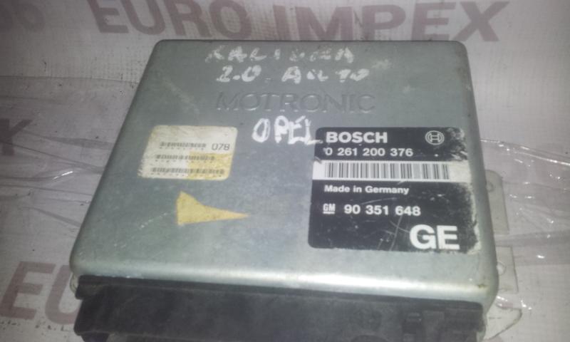 Variklio kompiuteris 0261200376 90351648 Opel CALIBRA 1991 2.0