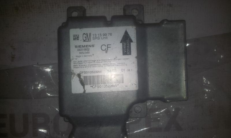 Airbag crash sensors module 13159976CF 5WK43488 Opel VECTRA 2002 2.2