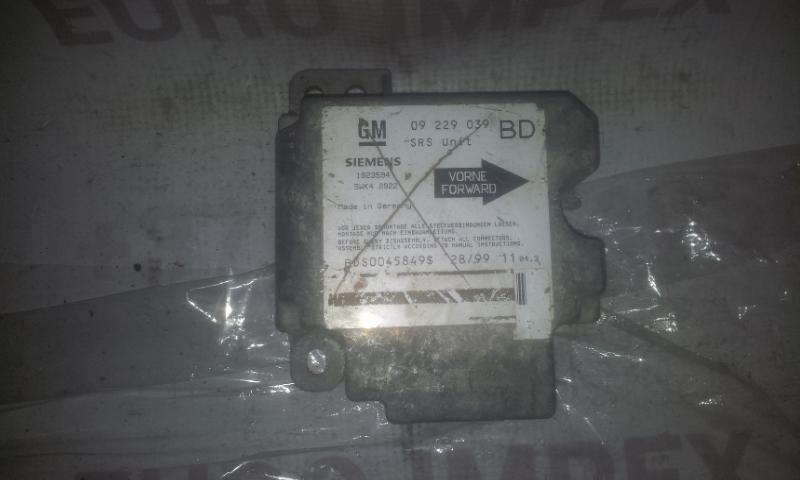 Airbag crash sensors module 09229039BD 5WK42922 Opel VECTRA 2006 1.9