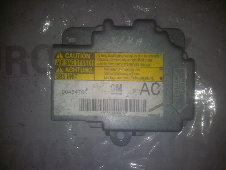 Airbag crash sensors module 90464705AC HC11E9 Opel VECTRA 2003 1.8
