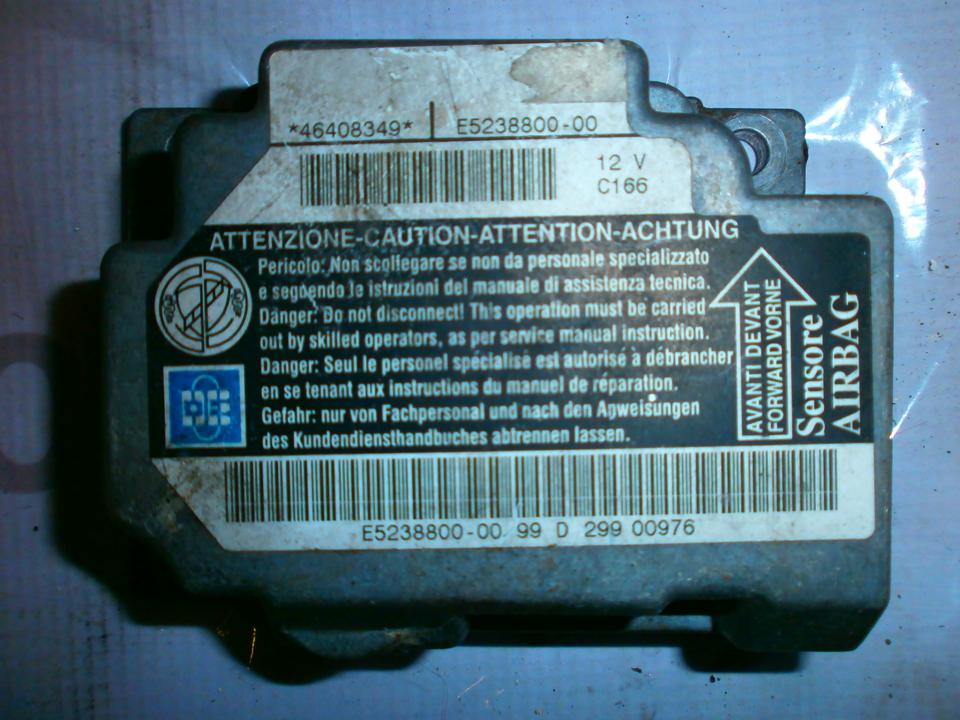 Airbag crash sensors module 46408349 68HC11E9 Lancia Y 1999 1.2