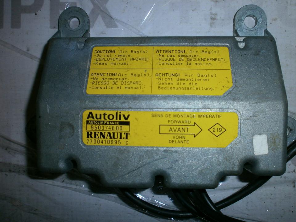 Airbag crash sensors module 7700410995C 550374600 Renault TWINGO 2009 1.2