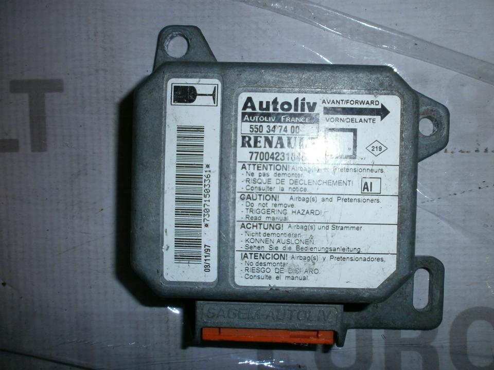 Airbag crash sensors module 7700423184B 550347400  Renault MEGANE 1996 1.6