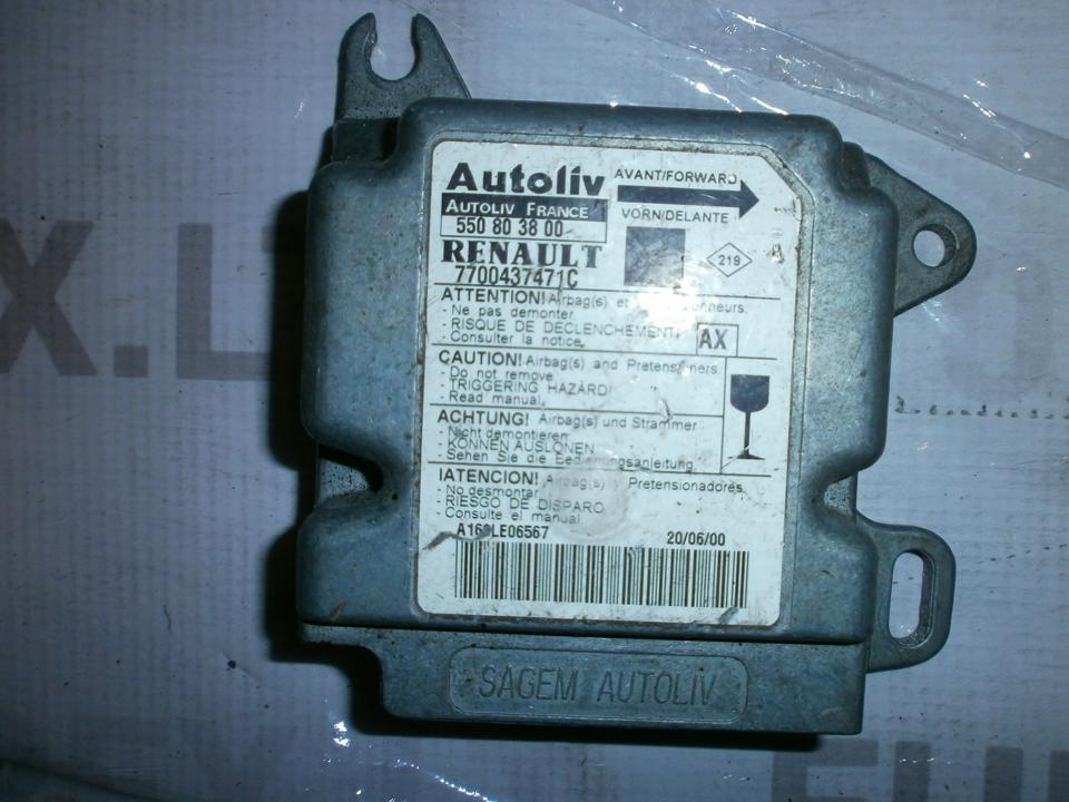 Airbag crash sensors module 7700437471C 550803800  Renault SCENIC 1997 1.6
