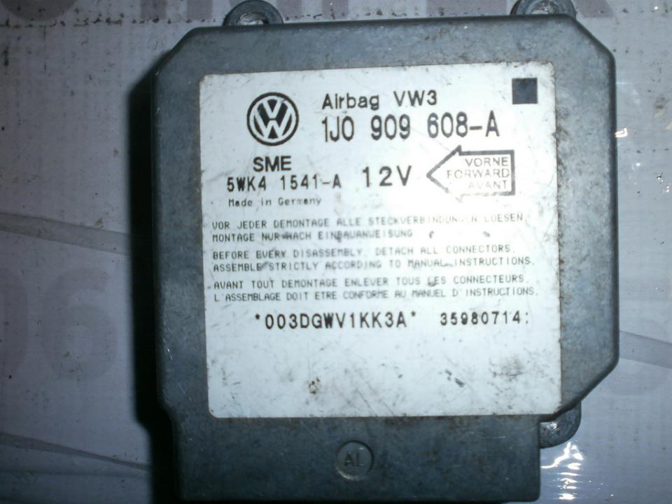 Airbag crash sensors module 1J0909608A 5WK41541 Volkswagen GOLF 1992 1.9