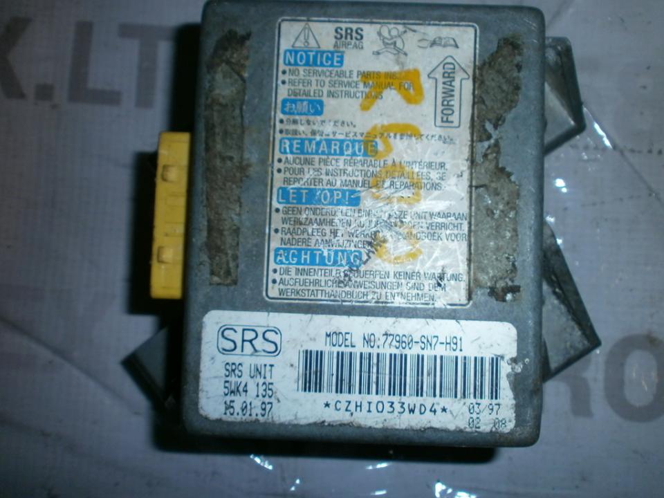 Airbag crash sensors module 77960SN7H91 5WK4135  Rover 600-SERIES 1998 2.0