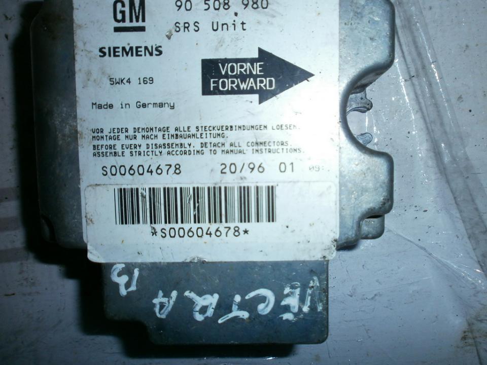 Airbag crash sensors module 90508980 5WK4169 Opel VECTRA 2008 1.9