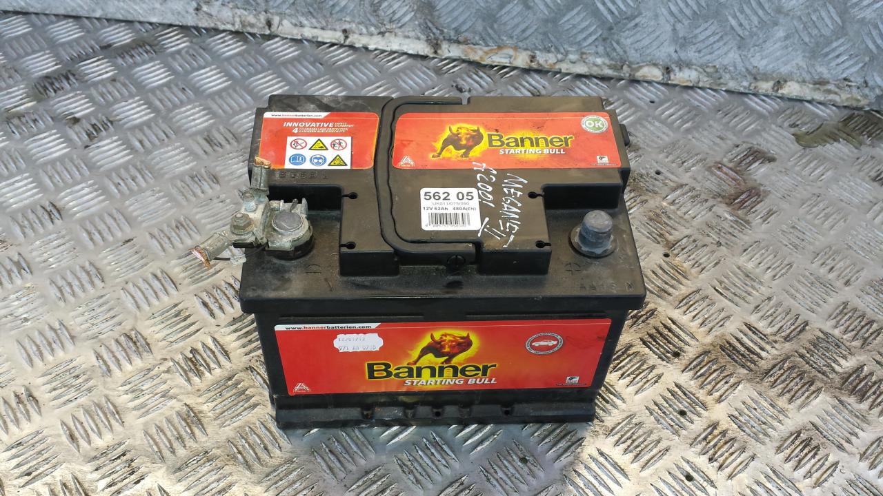 Baterija - Akumuliatorius BANNER 62Ah, 480A, 12V Renault MEGANE 1996 1.9