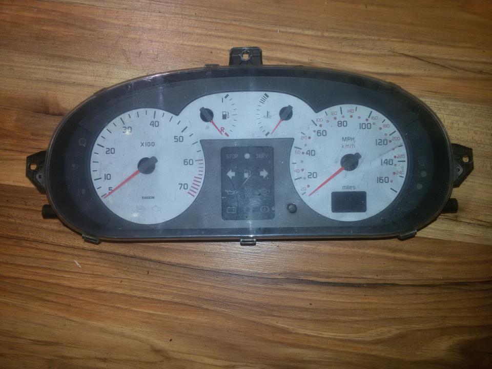 Spidometras - prietaisu skydelis p8200038784  Renault SCENIC 1997 1.6