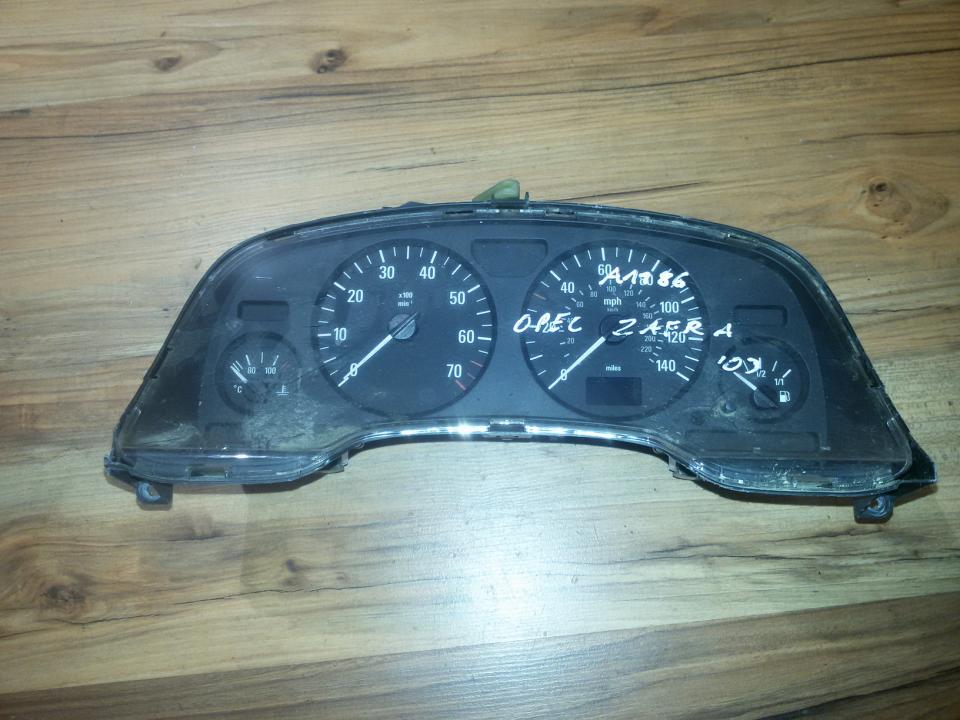 Speedometers - Cockpit - Speedo Clocks Instrument 24461757jk 88311318 Opel ZAFIRA 2002 2.2