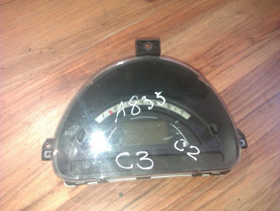 Speedometers - Cockpit - Speedo Clocks Instrument P9652008280G00  Citroen C3 2003 1.4