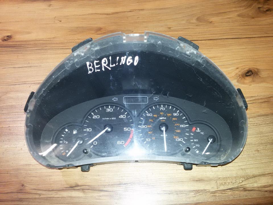 Speedometers - Cockpit - Speedo Clocks Instrument 9651740880  Citroen BERLINGO 2007 1.6