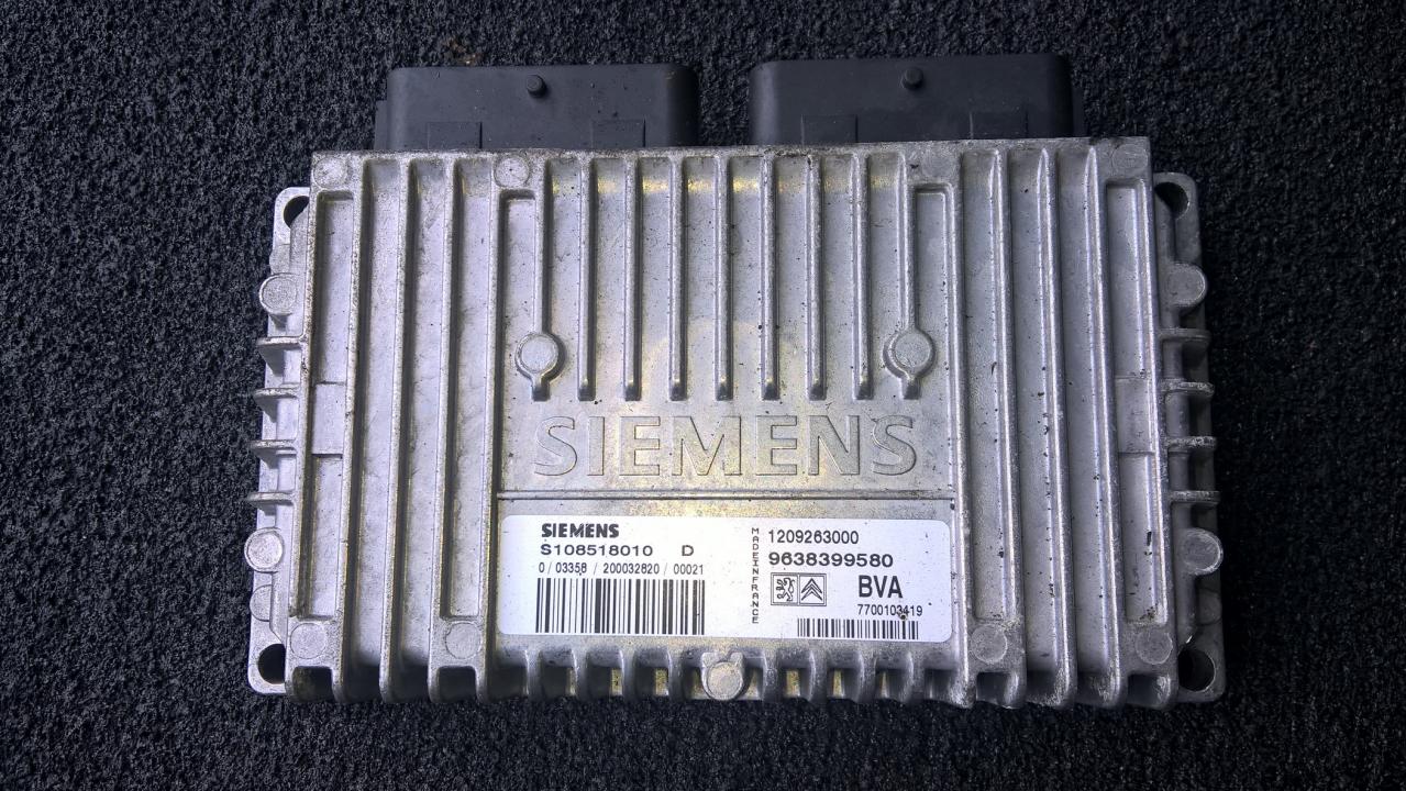 Transmission Computer Gearbox S108518010D 9638399580, 1209263000, 7700103419 Peugeot 206 2000 1.9