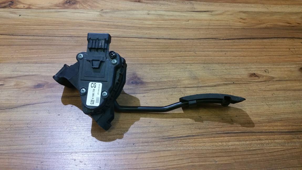 Accelerator throttle pedal (potentiometer) 9186726 6pv008323-00 Opel VECTRA 1996 2.0