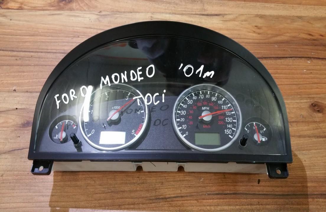 Speedometers - Cockpit - Speedo Clocks Instrument 1s7f10849he 1s7f-10849-he, 497087 Ford MONDEO 2001 2.0