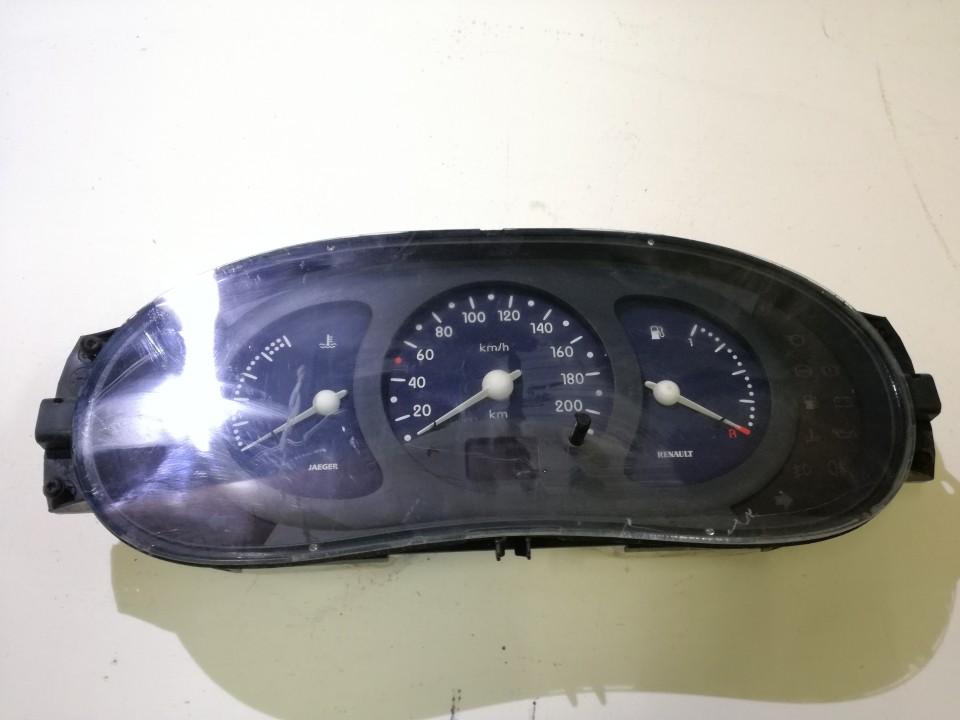 Speedometers - Cockpit - Speedo Clocks Instrument 7700313173K8 NENUSTATYTA Renault KANGOO 2001 1.9