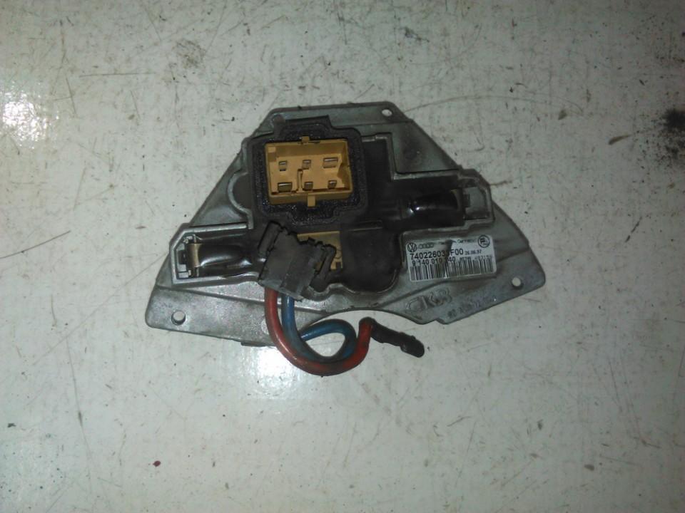 Heater Resistor (Heater Blower Motor Resistor) 740226033f00 9140010240 Audi A4 1995 1.6
