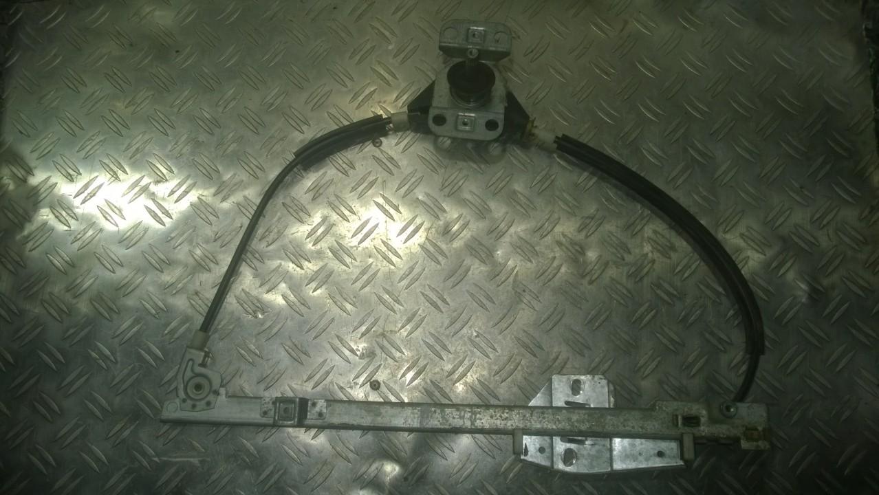 Door winder mechanism (Window Regulator) rear left side 357839401 NENUSTATYTA Volkswagen PASSAT 1990 1.6