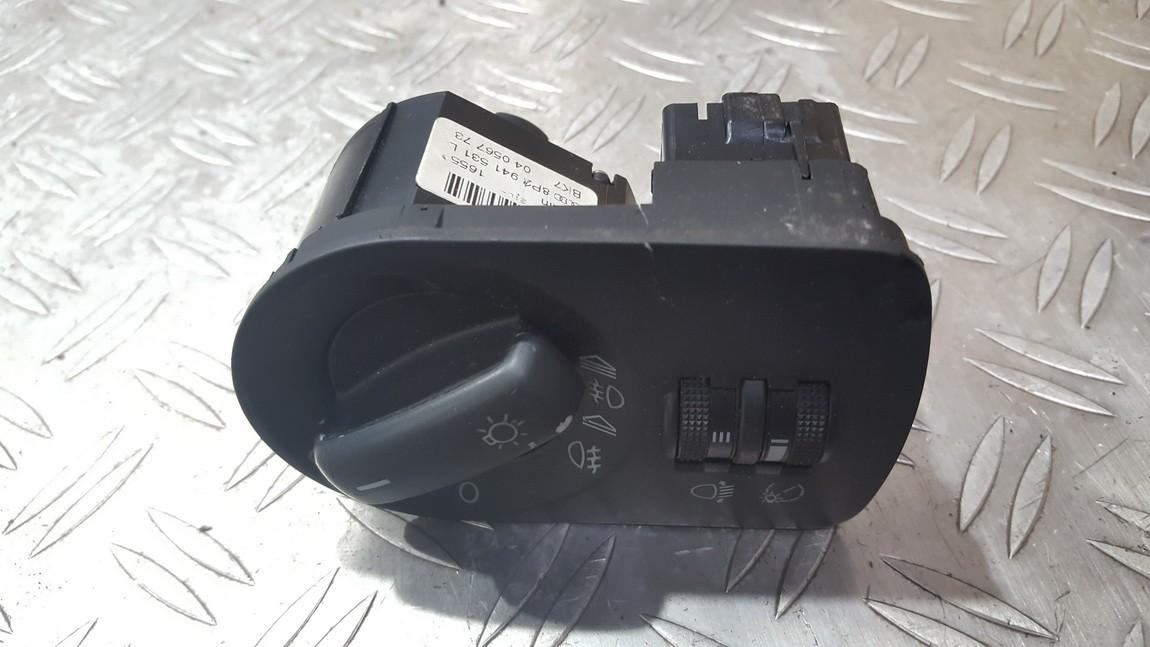 Headlight adjuster switch (Foglight Fog Light Control Switches) 8p2941531l 04056773, bk7 Audi A3 2006 2.0