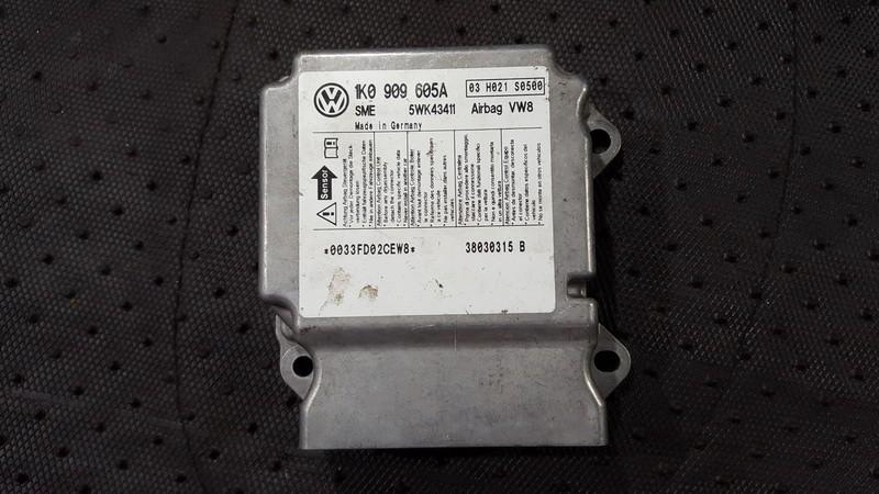 Airbag crash sensors module 1k0909605a 5wk43411 Volkswagen GOLF 1988 1.0