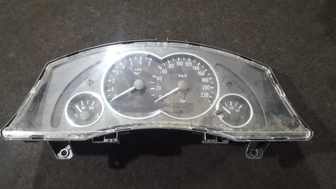 Speedometers - Cockpit - Speedo Clocks Instrument 87001437 13163913DH Opel MERIVA 2003 1.7