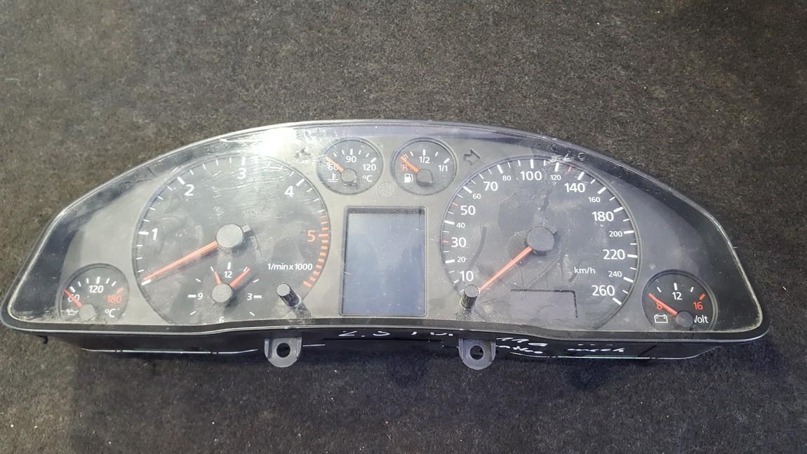 Speedometers - Cockpit - Speedo Clocks Instrument 8D0919880M 110.008.886/001 Audi A4 1996 1.8
