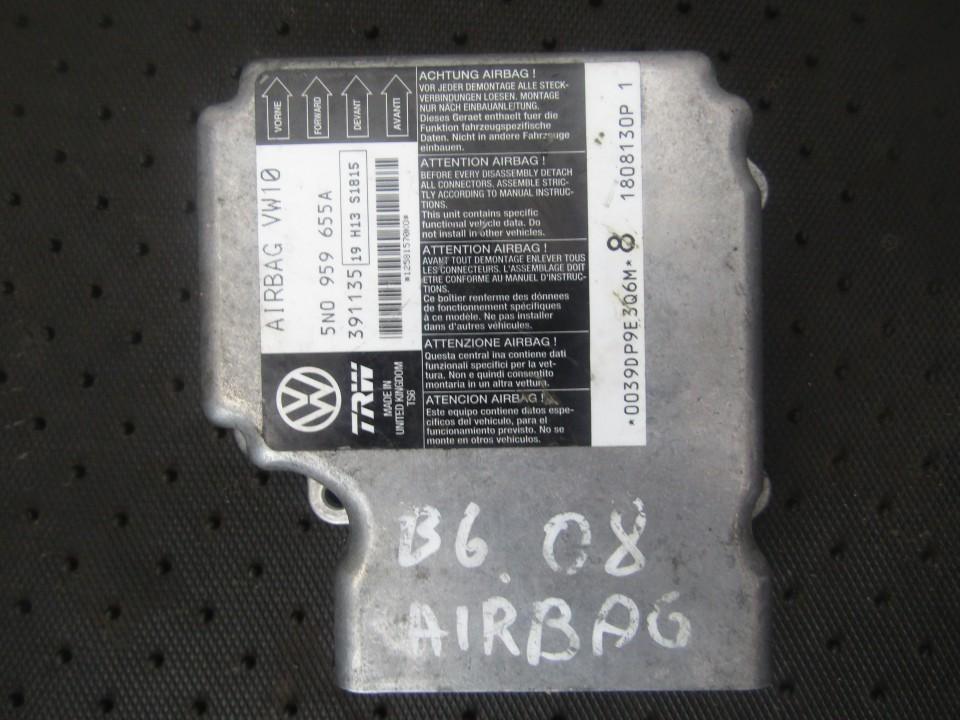 Airbag crash sensors module 5n0959655a 391135, 19h13s1815 Volkswagen PASSAT 2006 1.9
