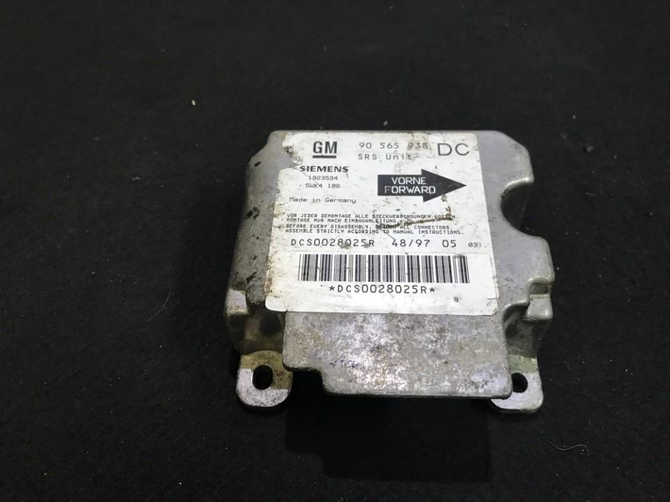 Airbag crash sensors module 90565938 90565938dc, 5wk4186 Opel OMEGA 2000 2.0