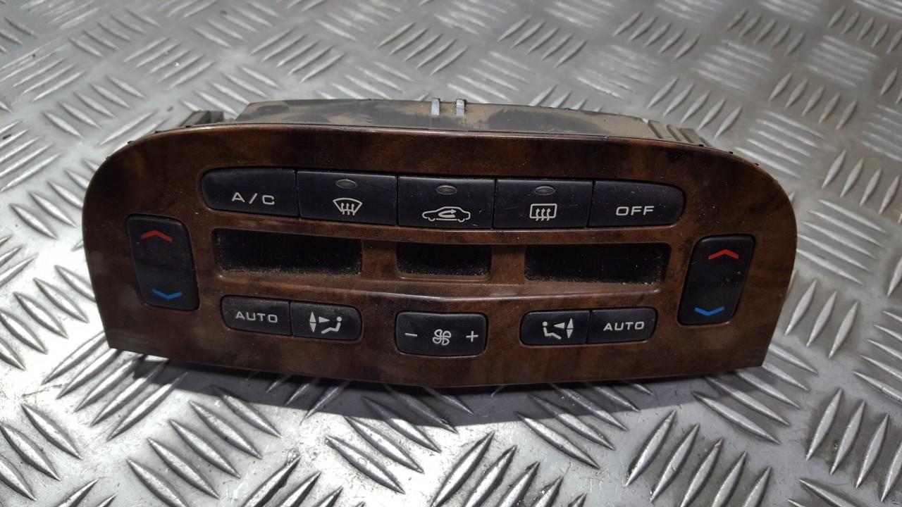 Climate Control Panel (heater control switches) 96295526gv used Peugeot 607 2000 2.2
