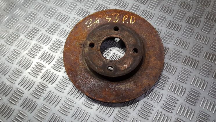 Brake Disc - front used used Ford FIESTA 2004 1.4