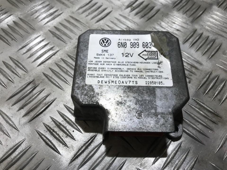Airbag crash sensors module 6n0909603 5wk4137, 22950105 Volkswagen GOLF 1992 1.4