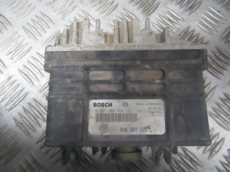 ECU Engine Computer (Engine Control Unit) 8a0907311l 0261203188, 0261203189 Volkswagen PASSAT 1997 1.8