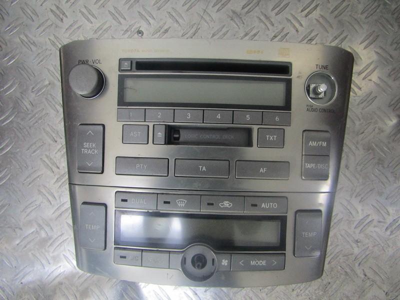 Climate Control Panel and Autoradio 5590205060g 55902-05060-g, 4g060a5, 86120-05080, cq-ms6271lac Toyota AVENSIS 2001 2.0