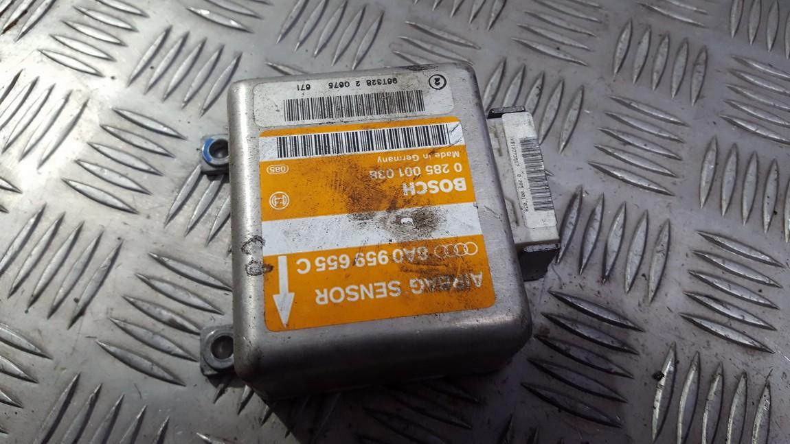 Airbag crash sensors module 8a0959655c 0285001038 Audi A4 1996 1.8