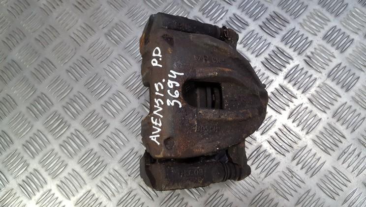 Disc-Brake Caliper front right side used used Toyota AVENSIS 2004 2.0