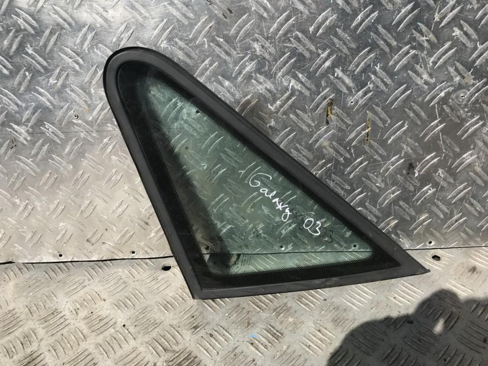 Front Left side corner quarter window glass  used used Ford GALAXY 1996 2.0