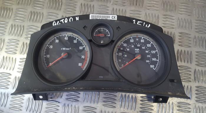 Speedometers - Cockpit - Speedo Clocks Instrument 13267556 A2C53164392 Opel ASTRA 2000 1.8