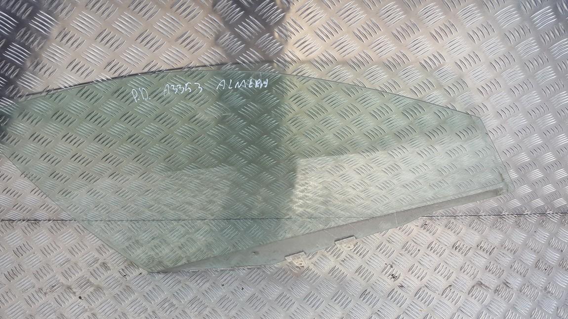 Door-Drop Glass front right used used Nissan ALMERA 2003 1.5