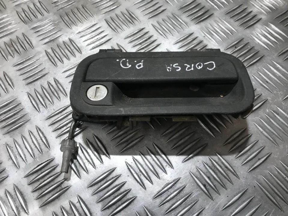 Ручка двери нaружная передний правый gm712 used Opel CORSA 2000 1.0
