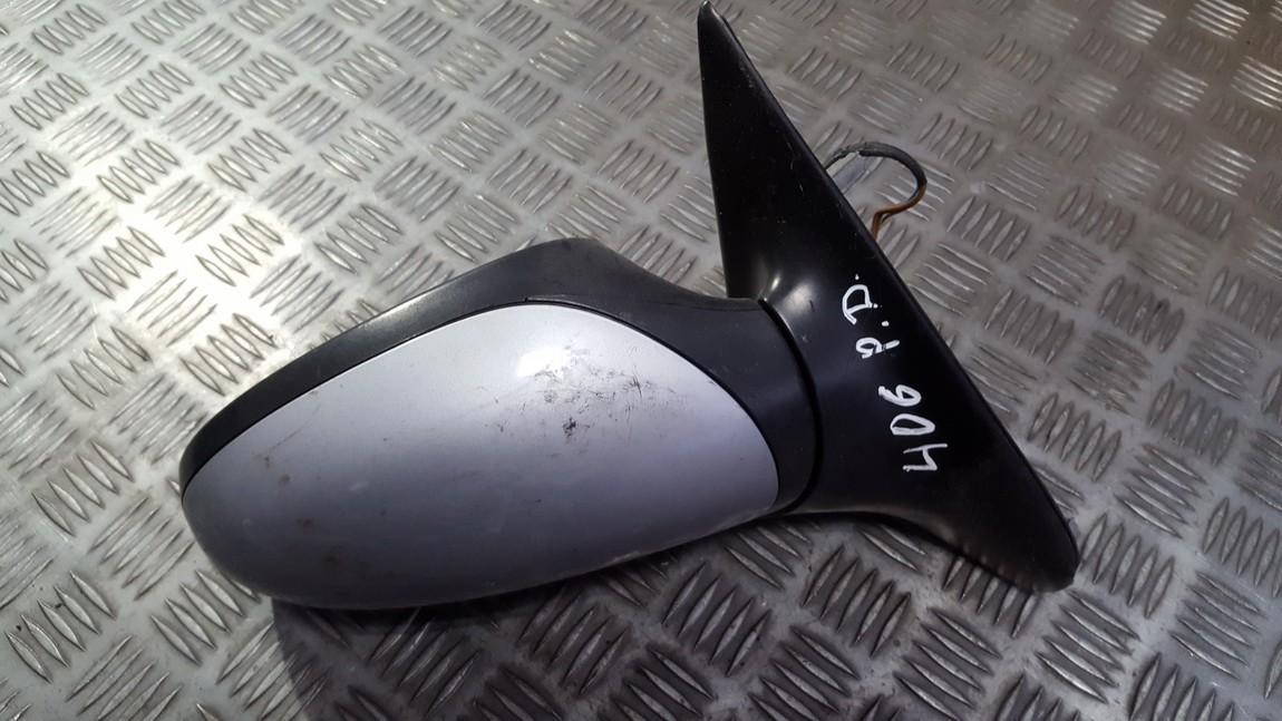 Exterior Door mirror (wing mirror) right side e2016013 used Peugeot 406 1995 1.9