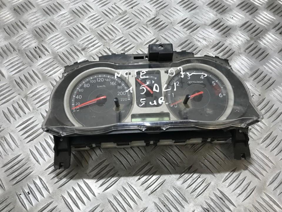 Speedometers - Cockpit - Speedo Clocks Instrument 9u30d 6322h Nissan NOTE 2006 1.4