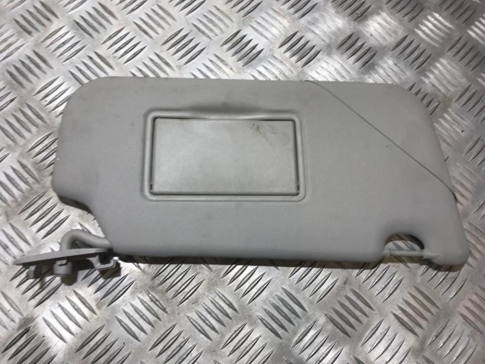 Sun Visor, With Light and Mirror and Clip used used Ford FIESTA 2006 1.6