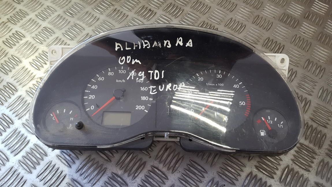 Speedometers - Cockpit - Speedo Clocks Instrument 96vw10849gg 7m1919863f  Seat ALHAMBRA 2005 1.9