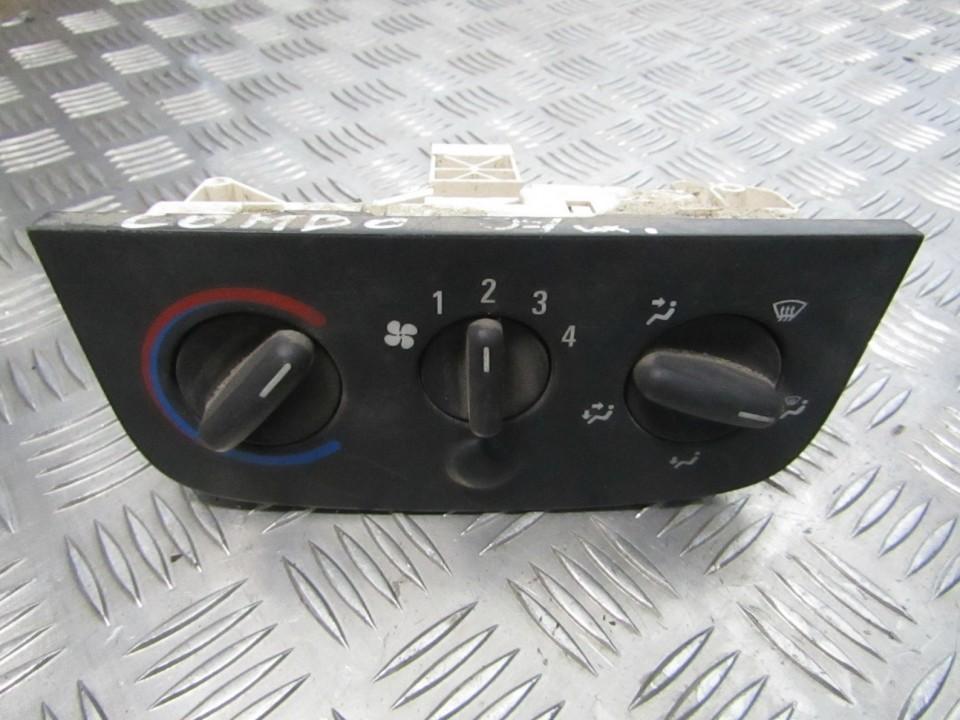 Climate Control Panel (heater control switches) 031109t used Opel COMBO 2006 1.3