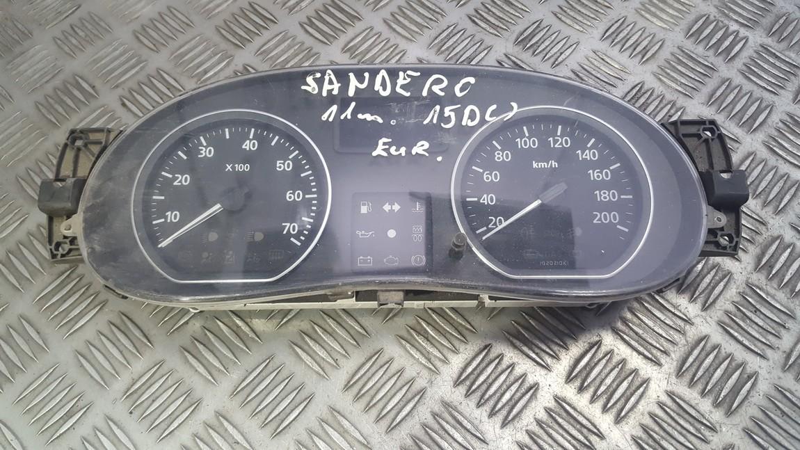 Spidometras - prietaisu skydelis p248104354r 21677499-2, 216774992 Dacia SANDERO 2009 1.6