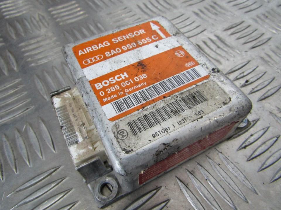 Airbag crash sensors module 8a0959655c 0285001038 Audi A4 2007 2.0