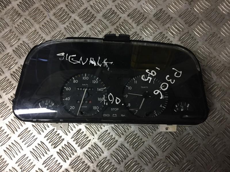 Speedometers - Cockpit - Speedo Clocks Instrument 09033502031 9621610880 Peugeot 306 1996 1.4