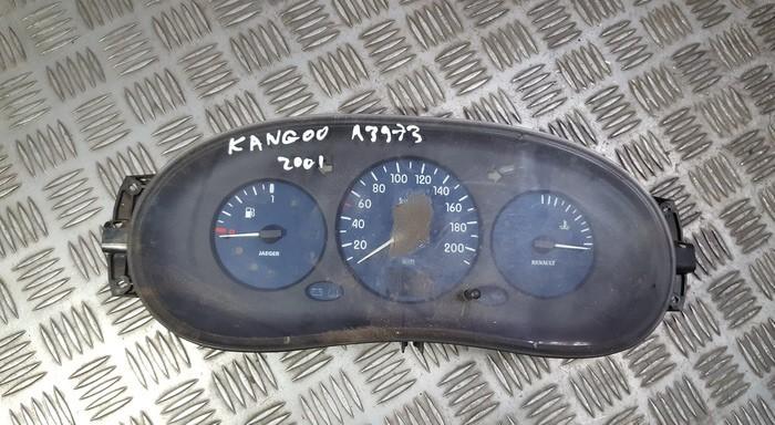 Speedometers - Cockpit - Speedo Clocks Instrument 7700436474 09043080094 Renault KANGOO 2002 1.6
