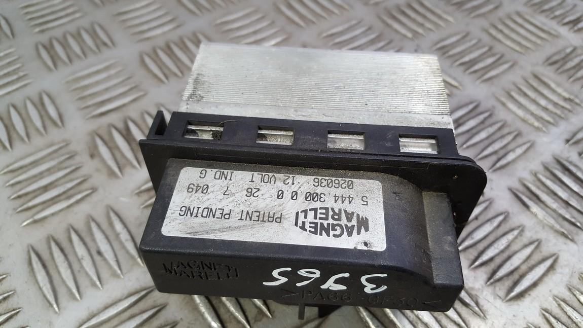 Heater Resistor (Heater Blower Motor Resistor) 544430000 5.444.300.0.0 Renault ESPACE 1994 2.2